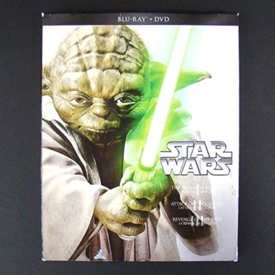 Star Wars Trilogy Episodes I-III Blu-Ray + DVD 2013 6-Disc Set Sci-Fi 90s 00s - Image 1 of 3