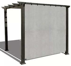 Alion Home© Markise Baldachin Schirm Panel Planenabdeckung 90%UV Block Luftstrom Netz Rauch - Bild 1 von 11