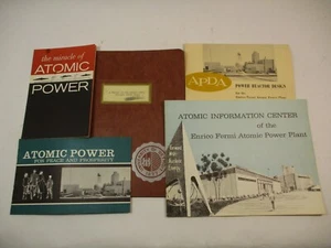 Vintage c1960 Enrico Fermi Nuclear Power Plant Report Photos Booklets Diagram - Picture 1 of 22