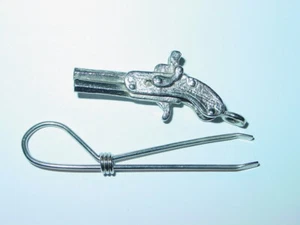 CIGARETTE HOLDER VINTAGE 1970's GUN PISTOL HEADSHOP ROACH CLIP Set of 2 - Picture 1 of 2