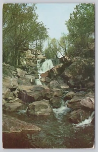 Winnewissa Falls Pipestone National Monument Pipestone Minnesota Chrome Postcard - Picture 1 of 2