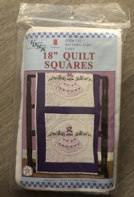 "Lady" ©1993 Jack Dempsey Needle Art Stamped Cross Stitch Linen Item 732 #164 - Image 1 of 4