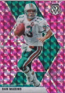 Panini Football NFL Mosaic 2020 Karte No. 123 Dan Marino Pink Camo Prizm - Bild 1 von 2