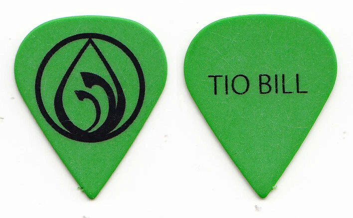 Mastodon Bill Keliher Tio Bill Green Guitar Pick - 2012 The Hunter Tour - Image 1 of 1