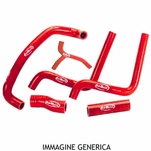 INNTECK KIT TUBI RADIATORE SILICONE RADIATOR HOSE ROSSO GASGAS 2T 2010 2011 2012 - Bild 1 von 1