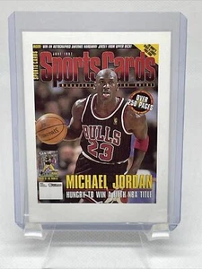 Tarjeta de canje de edición de prueba de la revista Sports Cards 1997 Michael Jordan Bulls Salón de la fama - Imagen 1 de 2