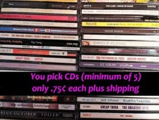 YOU-PICK CDs (MIN. OF 5) 75¢ EACH+ECO SHIP *READ DESCRIPTION NEW TITLES 10-10-23