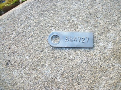 1964-65 Pontiac GTO 3x2 Tempest Very RARE Original Muncie 4 Speed M21 Tag 384727 - Image 1 of 3