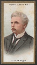 TADDY-ROYALTY SERIES 1903-#08- DUKE OF ARGYLE