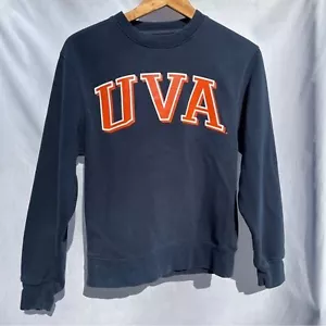 Jansport UVA (University of Virginia) Navy Blue Crewneck Sweatshirt - Size XS - Picture 1 of 11