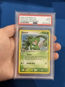 Pokemon PSA 9 Mint EX Crystal Guardians Reverse Holo Grovyle 32/100 (MD) - Bild 1 von 2
