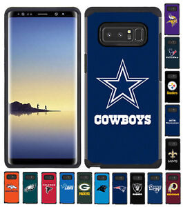 Offizielle NFL Pebble Grain stoßfeste Abdeckung Hülle für Samsung Galaxy NOTE 8 