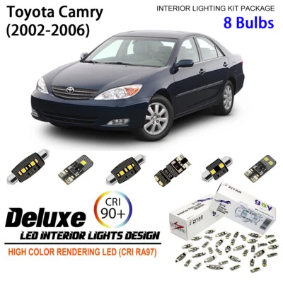 Kit de luces LED interiores para Toyota Camry 2002-2006 bombillas LED accesorios Foto 1 de 4