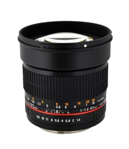 Rokinon 85mm F1.4 High Speed Telephoto Lens for Canon EF Mount - 85M-C - Picture 1 of 5