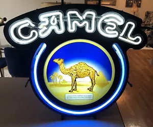 Large Camel Cigarette Neon Sign 21" Tall 1999 Genuine - Picture 1 of 18