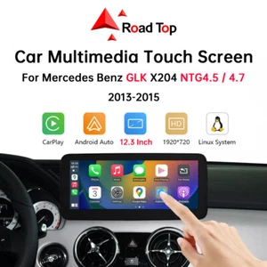 12.3'' Wireless Carplay Android Auto Touch Screen For Benz GLK X204 2013-2015 RT - Picture 1 of 12