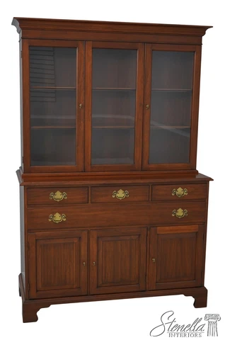 60457EC: HENKEL HARRIS Model 2319 Cherry China Cabinet Cover