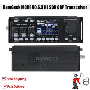HamGeek MCHF V0.6.3 HF SDR QRP Transceptor Radioaficionado Botones Transparentes - Imagen 1 de 9