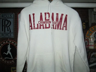 ALABAMA CRIMSON TIDE vtg 70s 1980s Hoodie Sweater SweatShirt t M MADE IN USA - Image 1 of 4