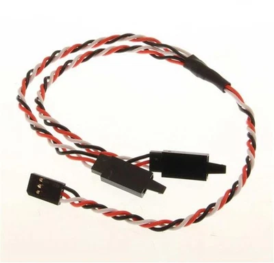 Robbe Modellsport CABLE V FUTABA PAR TRENZADO 300MM 22AWG/0,32MM² CON - Imagen 1 de 2