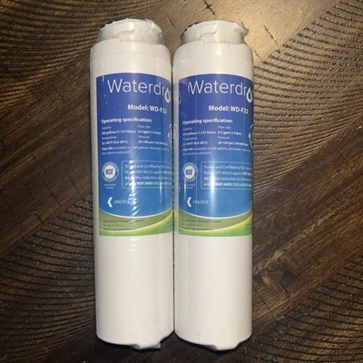 2 Waterdrop WD-F22 Replacement For GE MSWF Refrigerator Water Filter brand new - Image 1 of 2