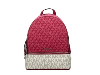 Michael Kors Rhea Medium PVC Backpack Bookbag - Image 1 of 4