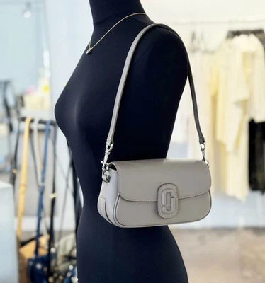 Latest Marc Jacobs Clover Small Shoulder Bag Crossbody Clutch Cement Gray - Image 1 of 4