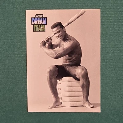 Rickey Henderson 1992 Score Dream Team  #441 Oakland A's HOFer  - Image 1 of 2