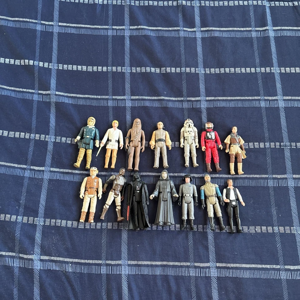 Lote de 14 Figuras de Acción Kenner Star Wars Vintage Años 70-80 Foto 1 de 1