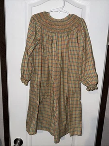 Carousel Wear Smocked Dress Size 4 Fall Long Sleeve - Picture 1 of 4