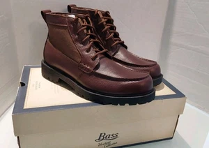 Bass Heritage Collection Rojo Marrón Jackson Botas de Trabajo Cuero 2012 Para Hombre Talla 11 - Imagen 1 de 21