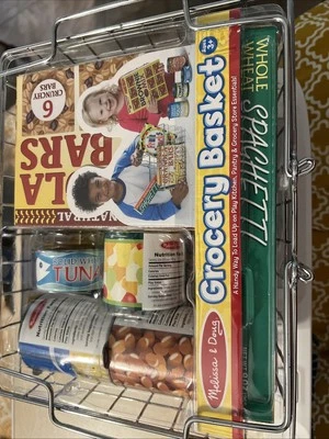 Melissa & Doug Grocery Basket Pretend Play Toy Food Grocery - Image 1 of 4
