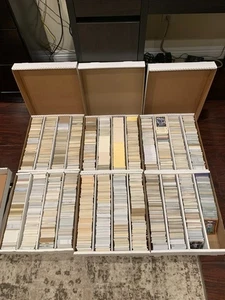 MASSIVE Sports Card Collection!! -  Free Shipping!! Six 4-Row Boxes! - Picture 1 of 3