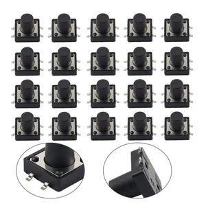 20PCS 12x12x11mm Panel Micro Momentary Tactile Tact Push Button Switch - Picture 1 of 11