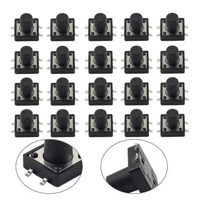 20PCS 12x12x11mm Panel Micro Momentary Tactile Tact Push Button Switch - Image 1 of 4