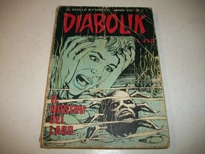 DIABOLIK PRIMA SERIE ORIGINALE INEDITO-ANNO VIII-N. 7-IL MOSTRO DEL LAGO - Foto 1 di 1