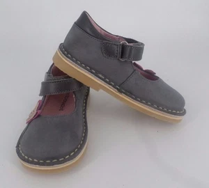 Vertbaudet Grey Mary Jane Shoes UK 7 EU 24 CH02 61 SALEs - Picture 1 of 6