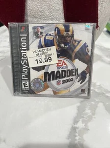 Madden NFL 2003 (Sony Playstation 1, PS1) - FACTORY SEALED -  RARE! HANG TAB! - Picture 1 of 5