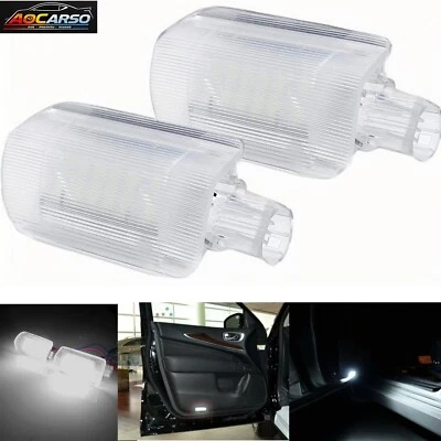 LED Courtesy Side Step Under Door Lights White for Infiniti EX FX QX Q70 G37 M37 Foto 1 de 4