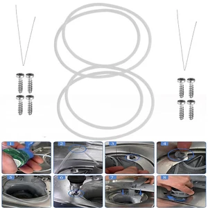 2X Reparatursatz Pumpentopf Dichtung für Bosch Siemens Neff 12005744 Abdicht Set - Bild 1 von 4