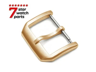 Correa de goma de cuero para reloj IWC lengüeta oro amarillo cierre de hebilla 16-20 mm Foto 1 de 4