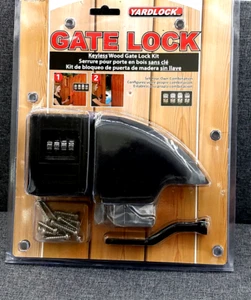 Yardlock Gate Lock Keyless Wood Gate Lock Kit New In Package - Picture 1 of 6
