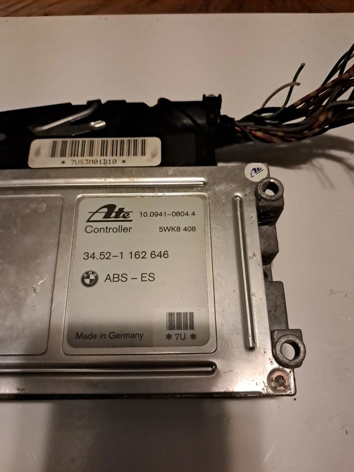 34.52-1 162 646 módulo de controle ABS terminal plugue incluído 1992-1996 BMW 318i 318 - Imagem 1 de 4