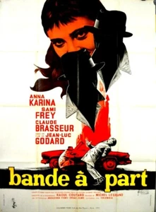 PÓSTER FRANCÉS 47x63 Anna Karina BANDE A PART BAND OF OUTSIDERS J-Luc Godard 1964 - Imagen 1 de 1
