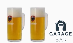 Set Of 2 Jupiler Tankard Beer Glasses Pint 50cl Brand New - Picture 1 of 2
