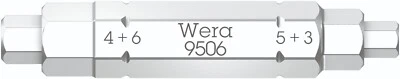 Wera 9506 4 in 1 Bit 1 SB Hex Screwdriver Bit 3, 4, 5, & 6 mm 05073201001 - Image 1 of 4