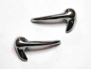 2 x Oldtimer Fiat 500 1957-75 Viertel Lichtschnäpper Kit verchromt Brandneu - Bild 1 von 4