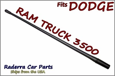 Se adapta a: Dodge Ram Truck 3500 1994-1998 - 13" mástil de antena de goma flexible corto Foto 1 de 2