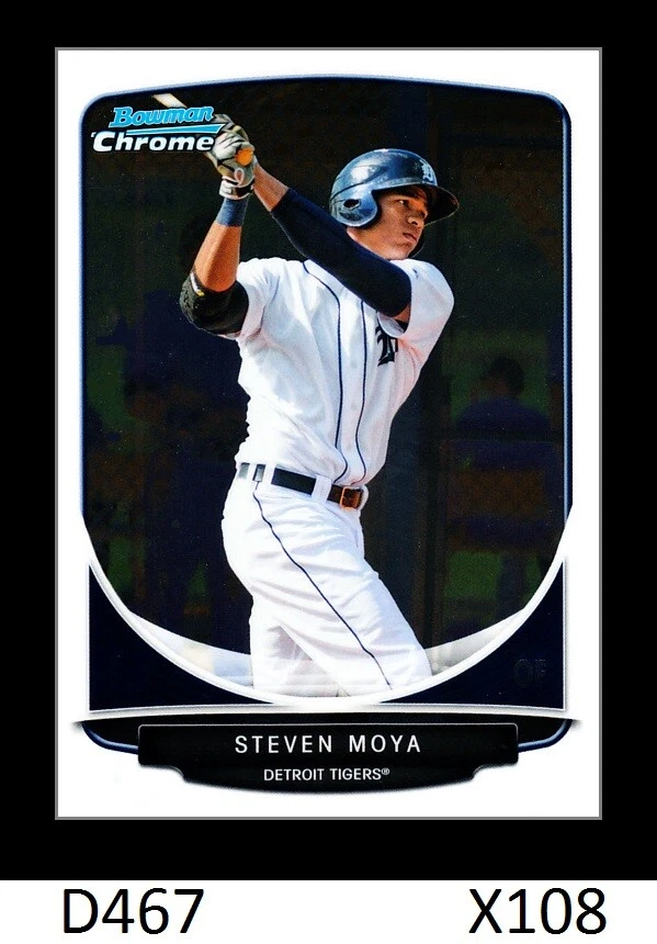 1-2013 BOWMAN CHROME PROSPECTS STEVEN MOYA TIGERS QTY AVAILABLE - Image 1 of 1
