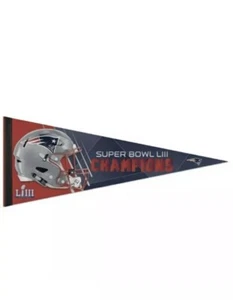 New England Patriots Super Bowl LIII Champions 12'' x 30'' Premium Wincraft - Picture 1 of 1